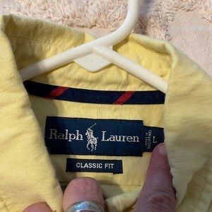 Ralph Lauren Butter Yellow Classic Fit Large